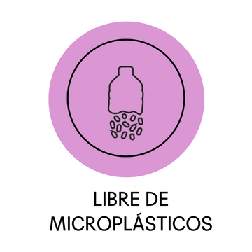 Producto libre de microplásticos